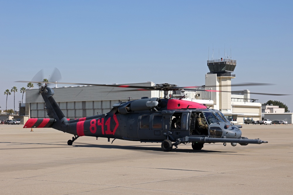 129th Rescue Wing activates for aerial firefighting in Los Angeles area