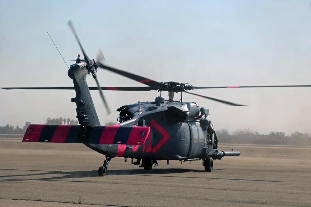 129th Rescue Wing activates for aerial firefighting in Los Angeles area