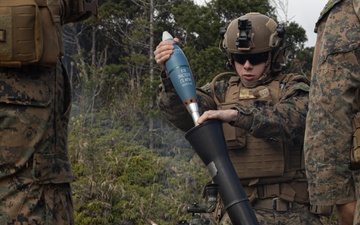 31st MEU | BLT 2/4 conducts live-fire Mortar Shoot