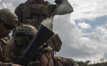 31st MEU | BLT 2/4 conducts live-fire Mortar Shoot