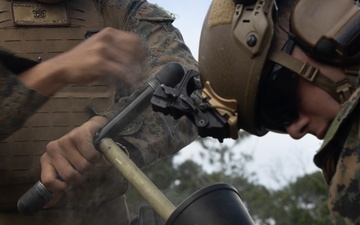 31st MEU | BLT 2/4 conducts live-fire Mortar Shoot