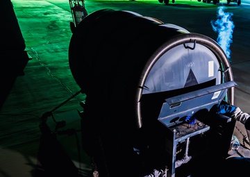 Keeping it cool: 379th ELRS cryogenics technicians