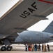 Coalition partners tour KC-46A static display