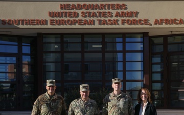 Lt. Gen Anthony R. Hale visits SETAF-AF leadership