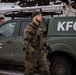 KFOR German and Latvian Soldiers conduct routine patrols in Mitrovica, Kosovo