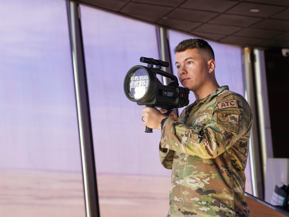 378th EOSS Air Traffic Controller Demonstration