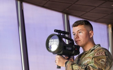 378th EOSS Air Traffic Controller Demonstration