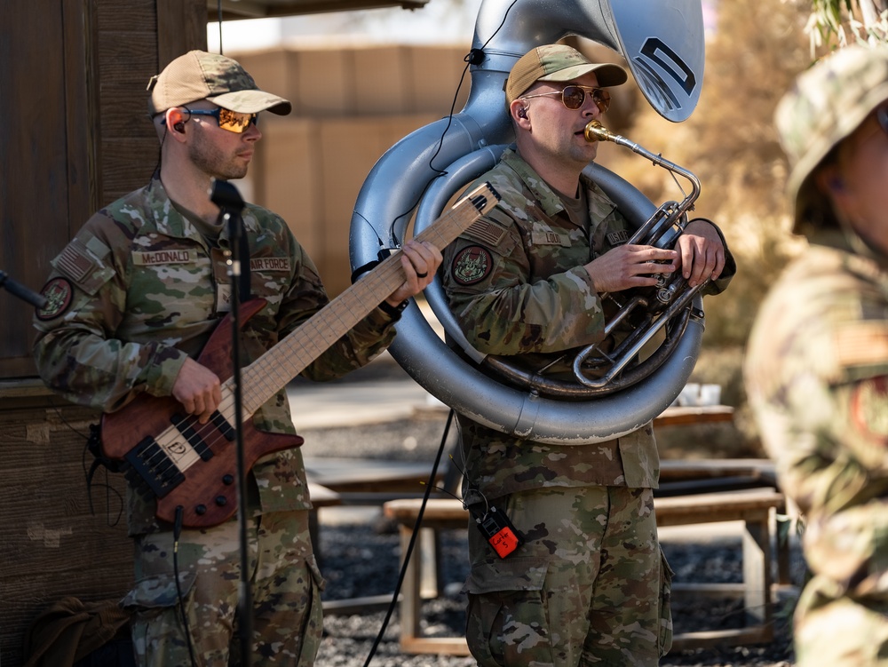 Tuning into unity as AFCENT Band brings music to the region