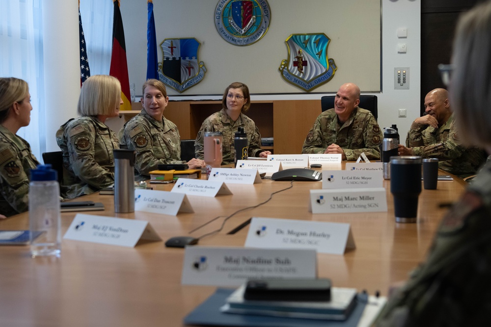 USAFE Command Surgeon visits 52nd Medical Group