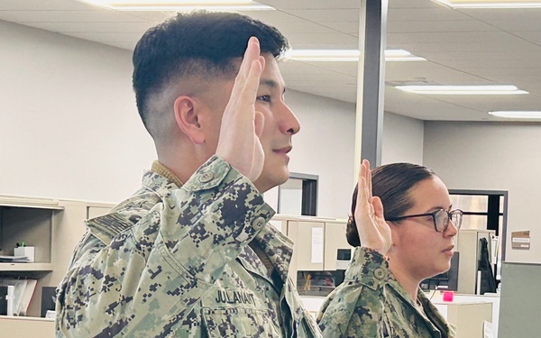 NRC Fallon Reenlistment Ceremony