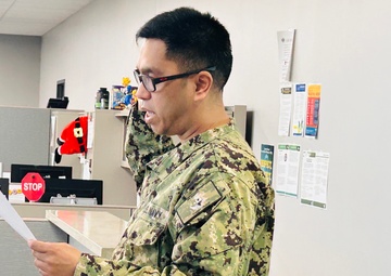 NRC Fallon Reenlistment Ceremony