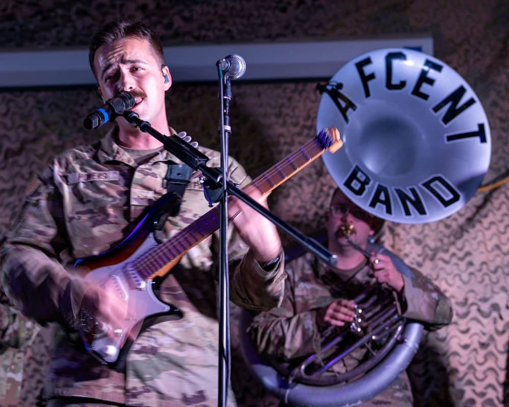 Tuning into unity as AFCENT Band brings music to the region