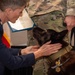 Military working dogs honored in retirement ceremony