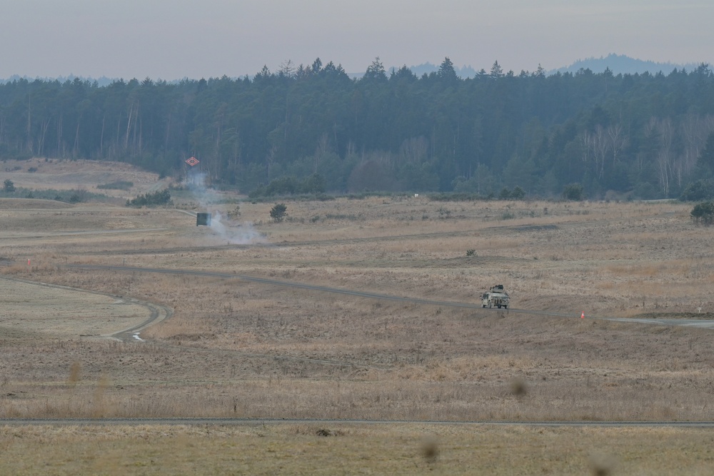 B Trp, 1-91 CAV, 173rd Airborne Brigade crew gunnery