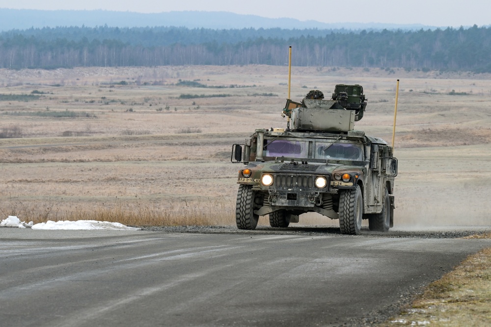 B Trp, 1-91 CAV, 173rd Airborne Brigade crew gunnery