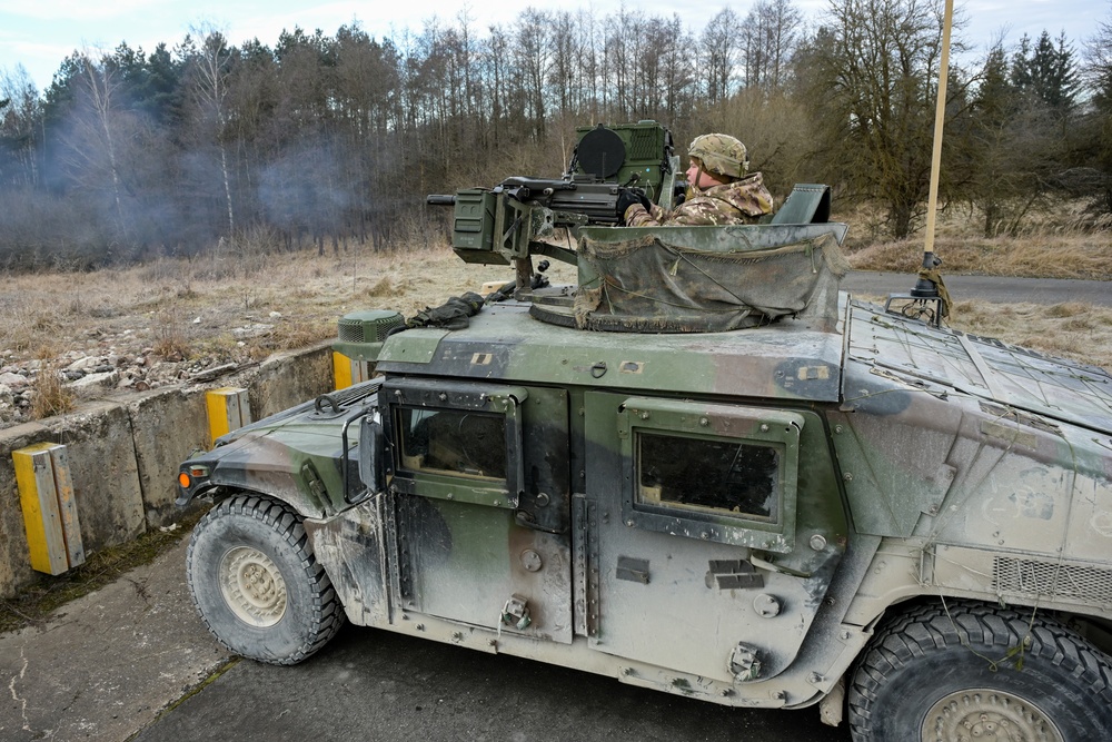 B Trp, 1-91 CAV, 173rd Airborne Brigade crew gunnery