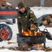 Crowds gather in beautiful wintery landscape at Shenango for Eagle Fest