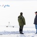 Crowds gather in beautiful wintery landscape at Shenango for Eagle Fest