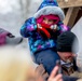 Crowds gather in beautiful wintery landscape at Shenango for Eagle Fest