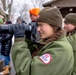 Crowds gather in beautiful wintery landscape at Shenango for Eagle Fest