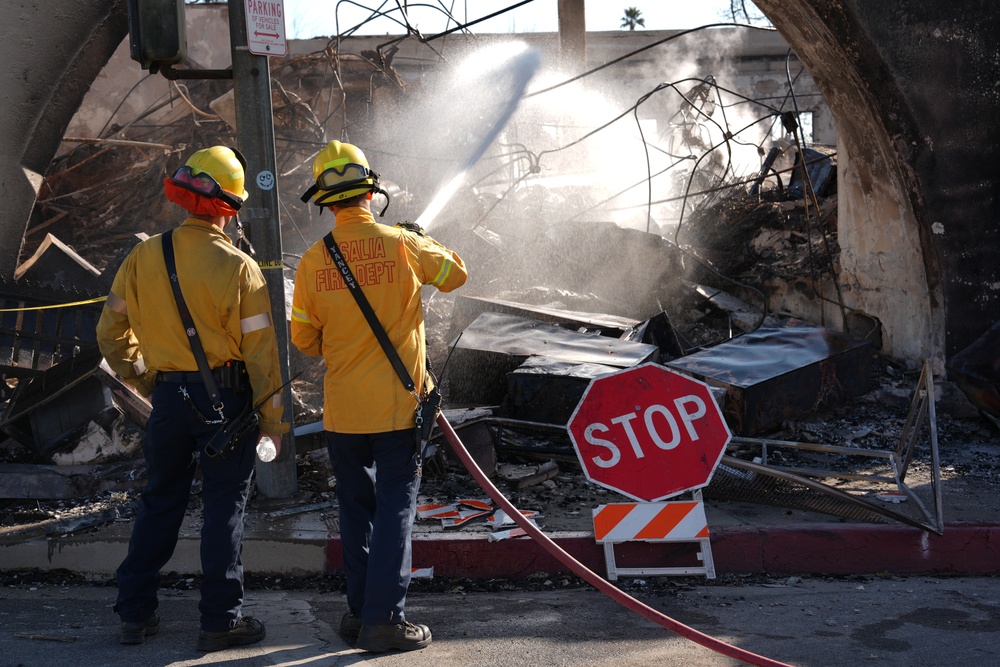 Firefighters Continue to Assist with Fire Suppression Efforts