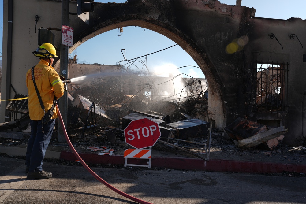 Firefighters Continue to Assist with Fire Suppression Efforts