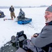 Crowds gather in beautiful wintery landscape at Shenango for Eagle Fest