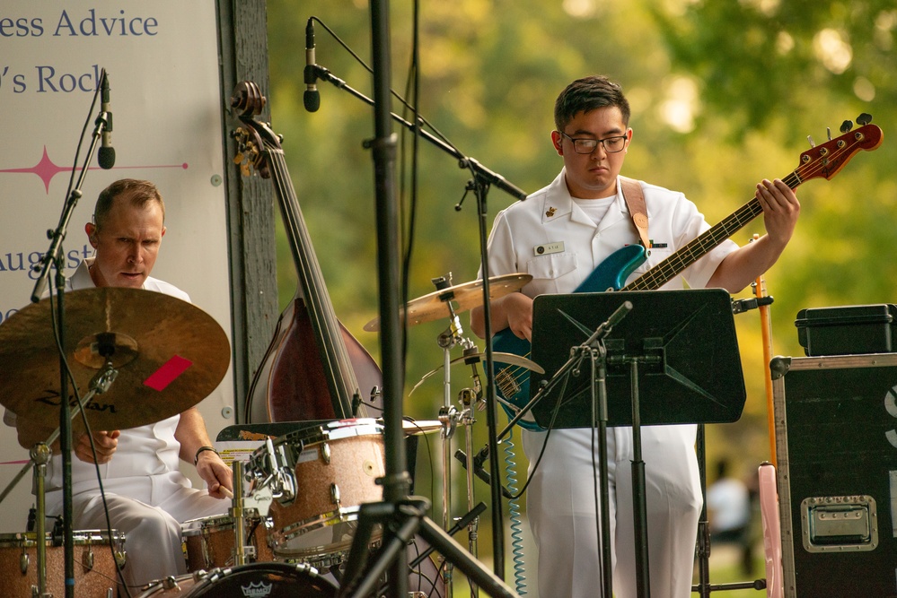 U.S. Navy Band Sea Chanters Chorus performs at Allen Pond Park