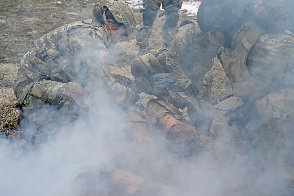 Joint Base McGuire-Dix-Lakehurst. MSTC Combat Lifesaver Course. January 13, 2025.