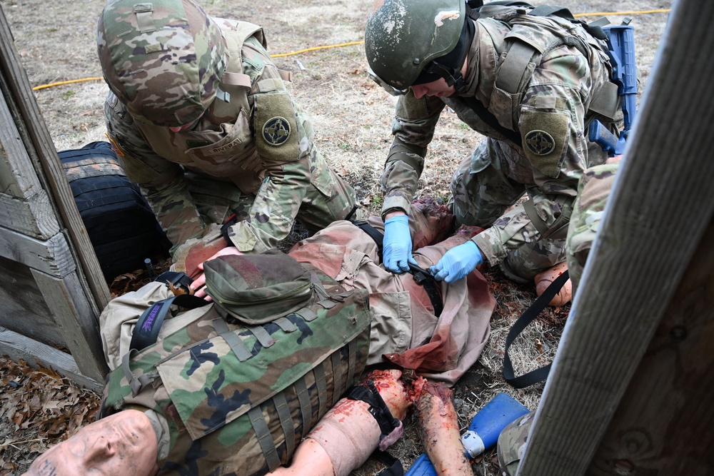 Joint Base McGuire-Dix-Lakehurst. MSTC Combat Lifesaver Course. January 13, 2025.