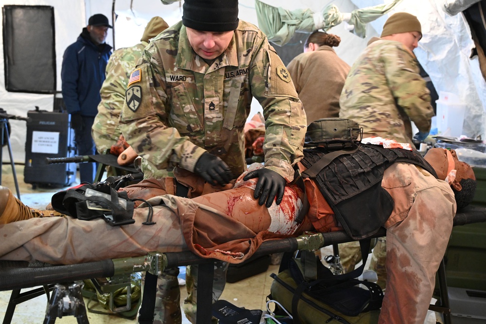 Joint Base McGuire-Dix-Lakehurst. MSTC Combat Lifesaver Course. January 13, 2025.