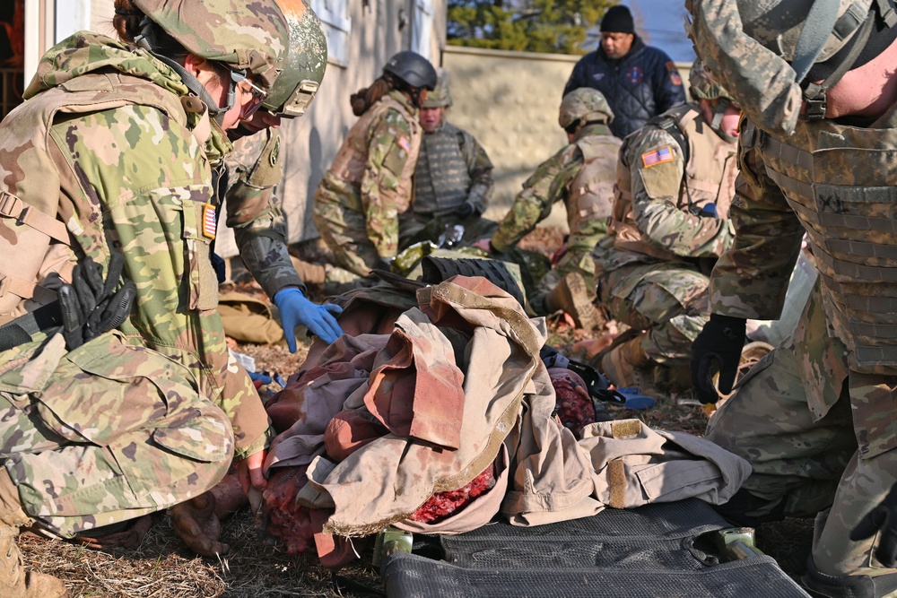 Joint Base McGuire-Dix-Lakehurst. MSTC Combat Lifesaver Course. January 13, 2025.