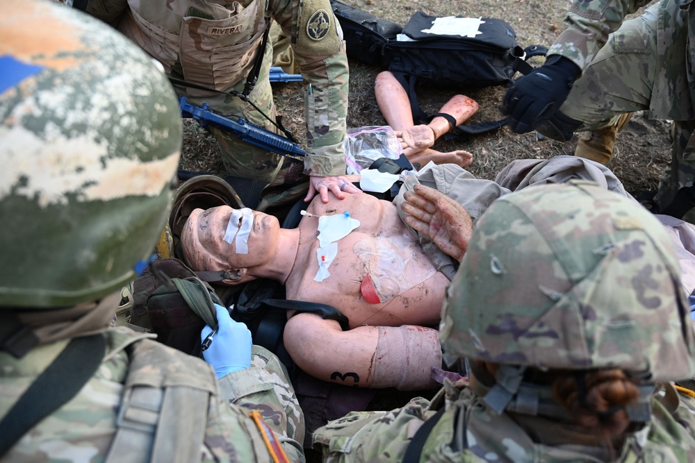 Joint Base McGuire-Dix-Lakehurst. MSTC Combat Lifesaver Course. January 13, 2025.