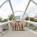 U.S. Navy Band Chief Selects pose in Navy Yard