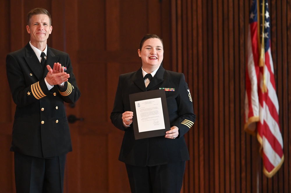 U.S. Navy Band hosts retirement ceremony for Chief Musician Susan Kavinski