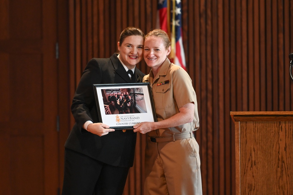 U.S. Navy Band hosts retirement ceremony for Chief Musician Susan Kavinski