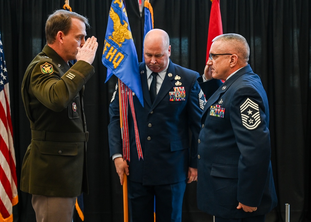 Tontegode Assumes Reponsibility as Nebraska Air National Guard’s Ninth State Command Chief Master Sergeant