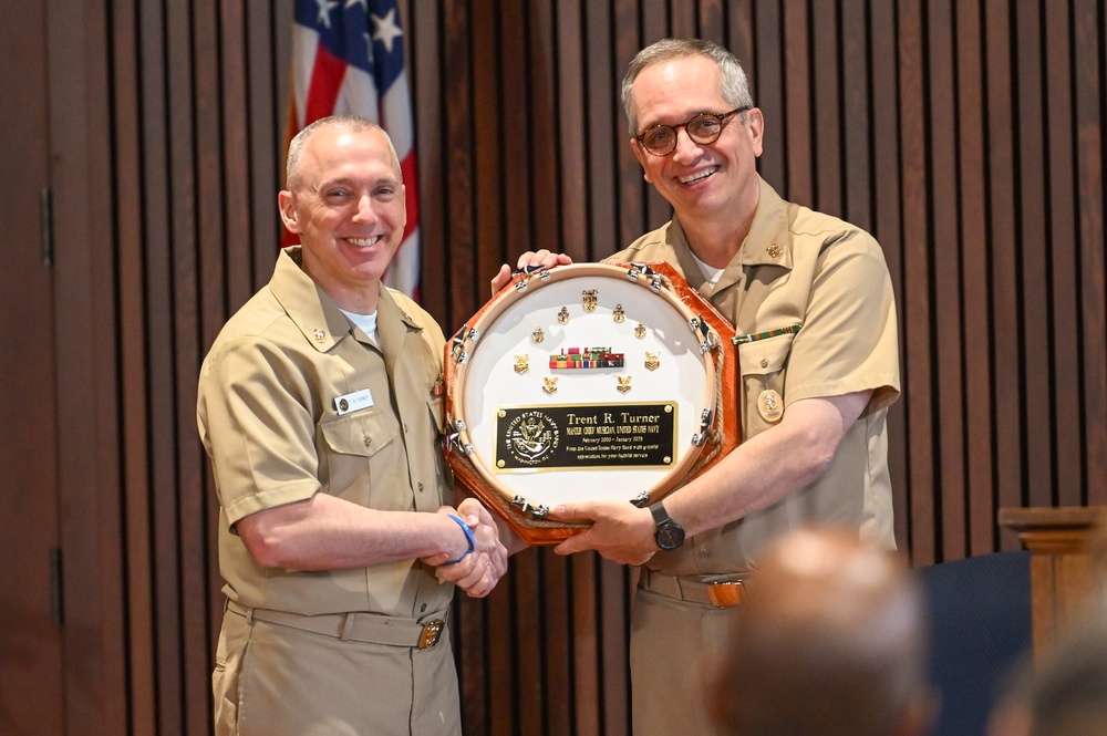 U.S. Navy Band hosts retirement ceremony for Masterchief Musician Trent Turner