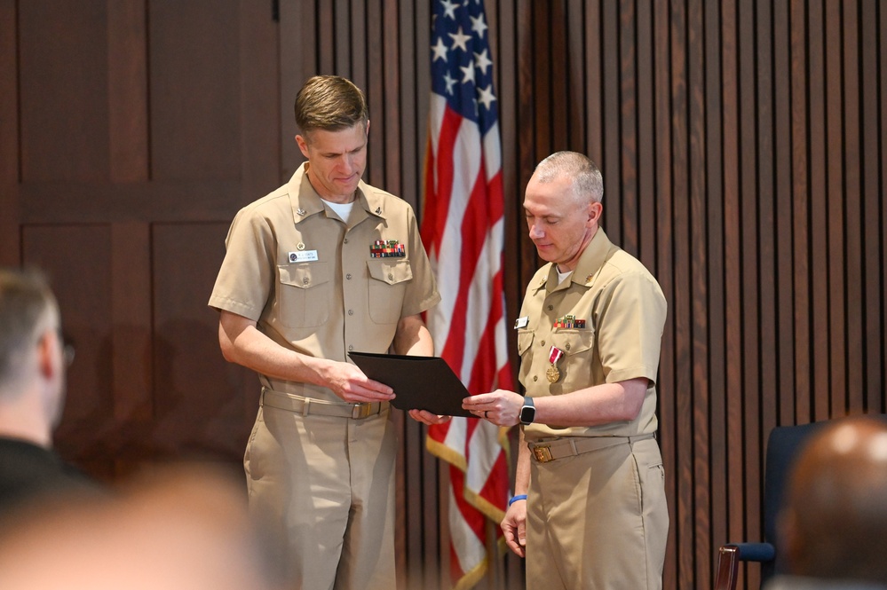 U.S. Navy Band hosts retirement ceremony for Masterchief Musician Trent Turner