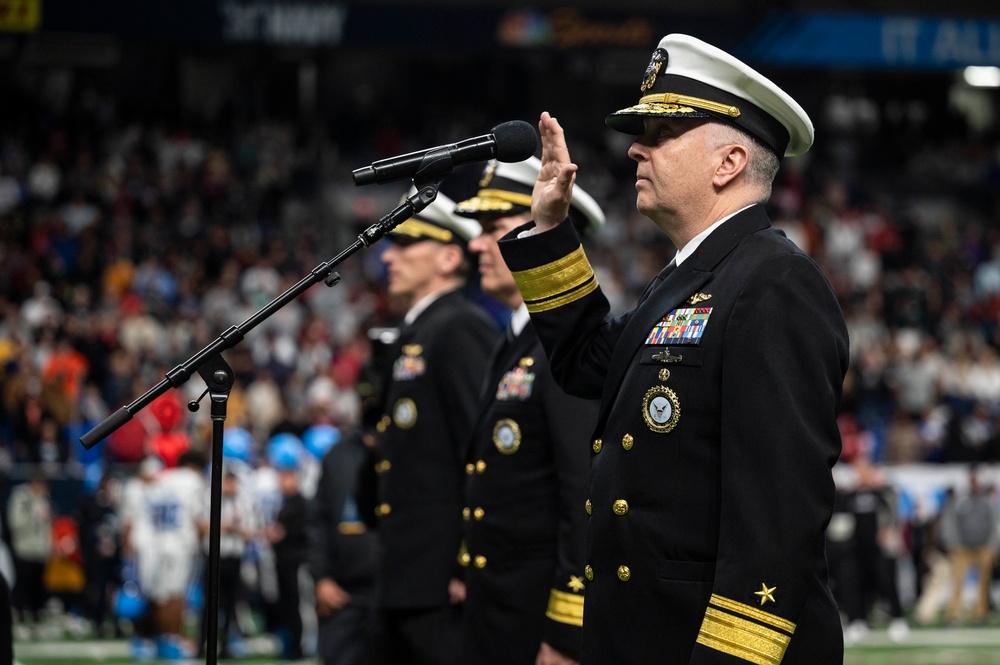 US Navy hosts the 2025 All-American Bowl