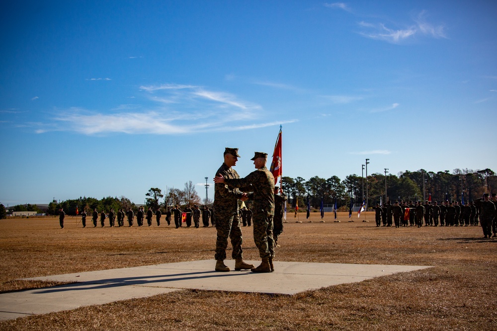 Col LaPointe Assumes Command of H&amp;S BN MCIEAST MCB Camp Lejeune