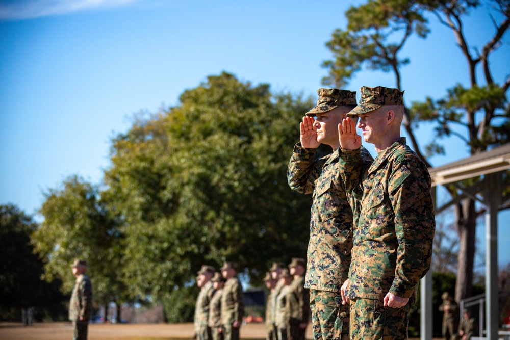 Col LaPointe Assumes Command of H&amp;S BN MCIEAST MCB Camp Lejeune