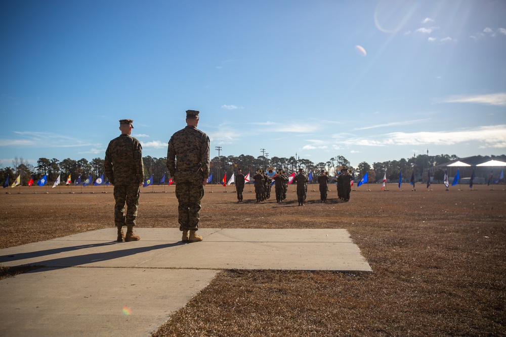 Col LaPointe Assumes Command of H&amp;S BN MCIEAST MCB Camp Lejeune