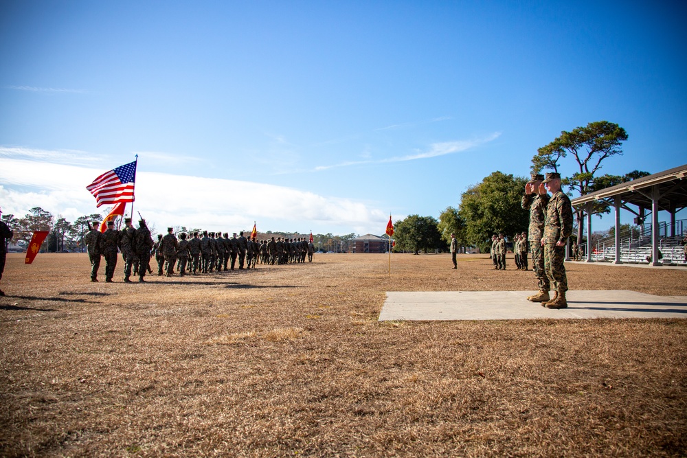 Col LaPointe Assumes Command of H&amp;S BN MCIEAST MCB Camp Lejeune