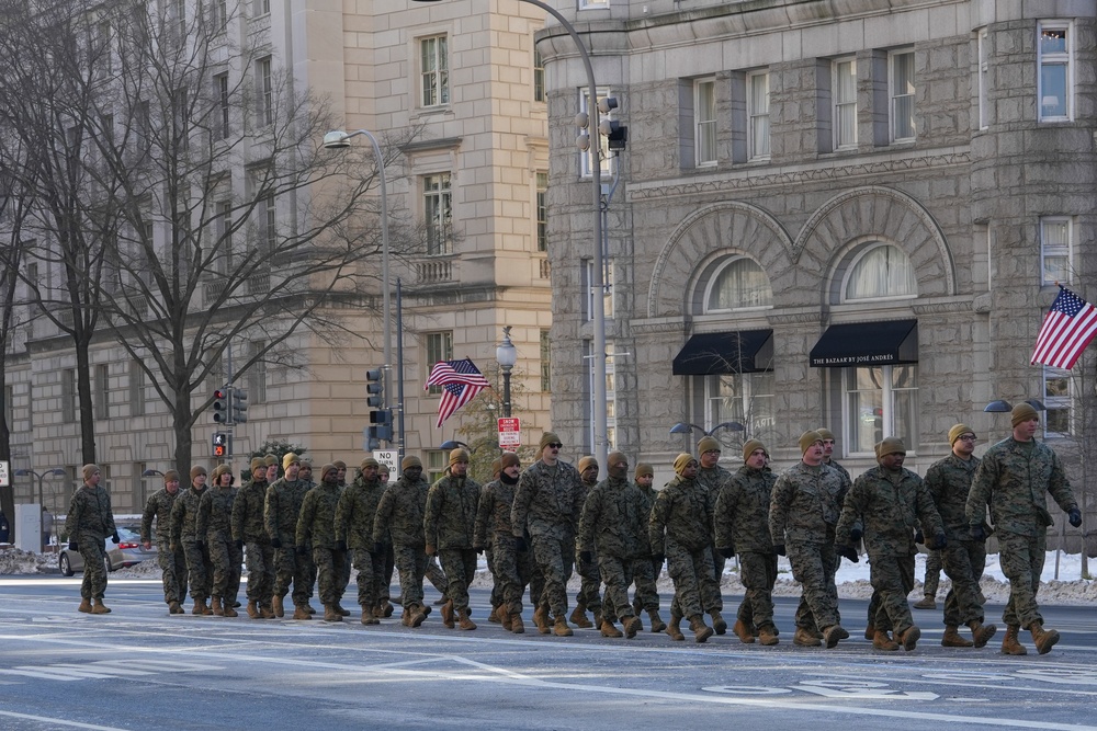 Rehearsal- 60th Presidential Inauguration