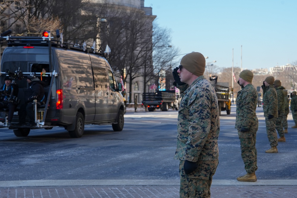 Rehearsal- 60th Presidential Inauguration