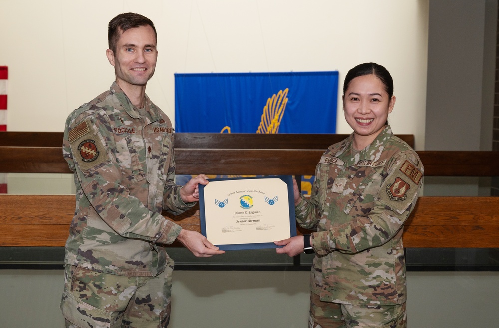 CPTS Airman receives BTZ promotion