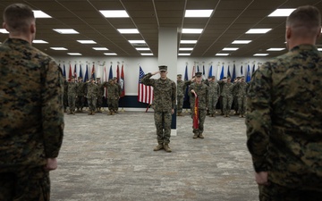 Fire Support Battery, 10th Marine Regiment, 2d Marine Division Change of Command