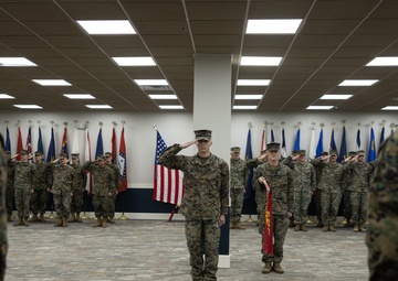 Fire Support Battery, 10th Marine Regiment, 2d Marine Division Change of Command