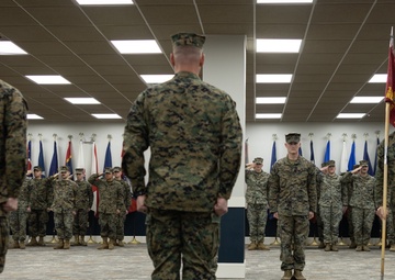 Fire Support Battery, 10th Marine Regiment, 2d Marine Division Change of Command